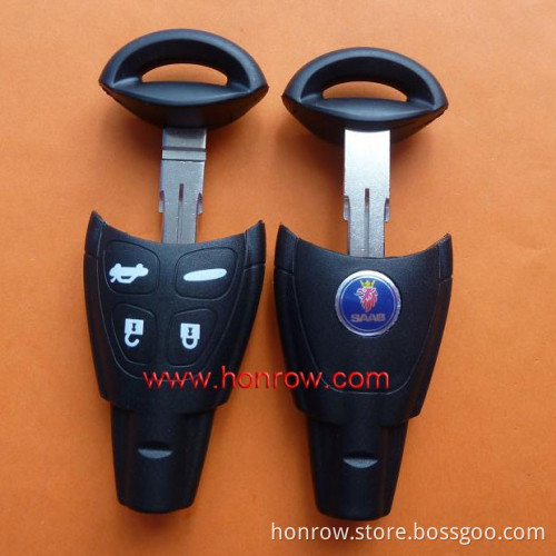 SAAB 4 button remote key with blade